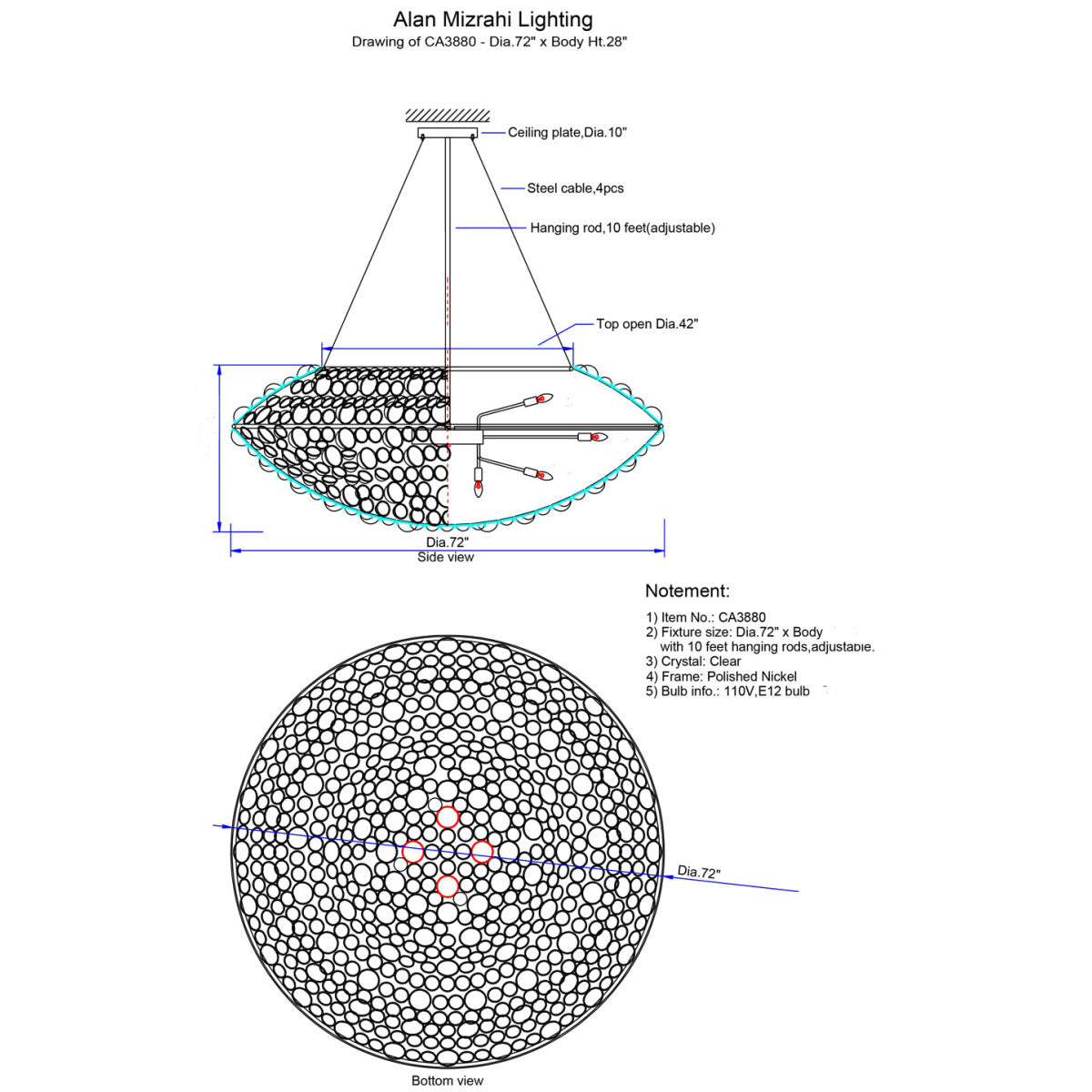 CA3880 ROUND BILBOLA