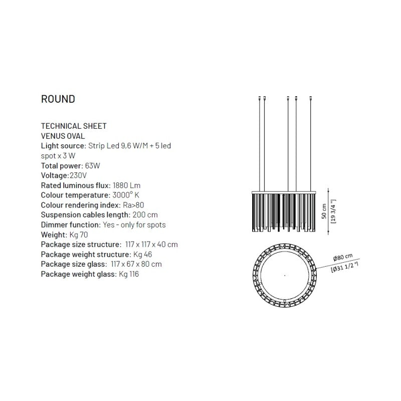 IQ2304 VENUS CHANDELIER