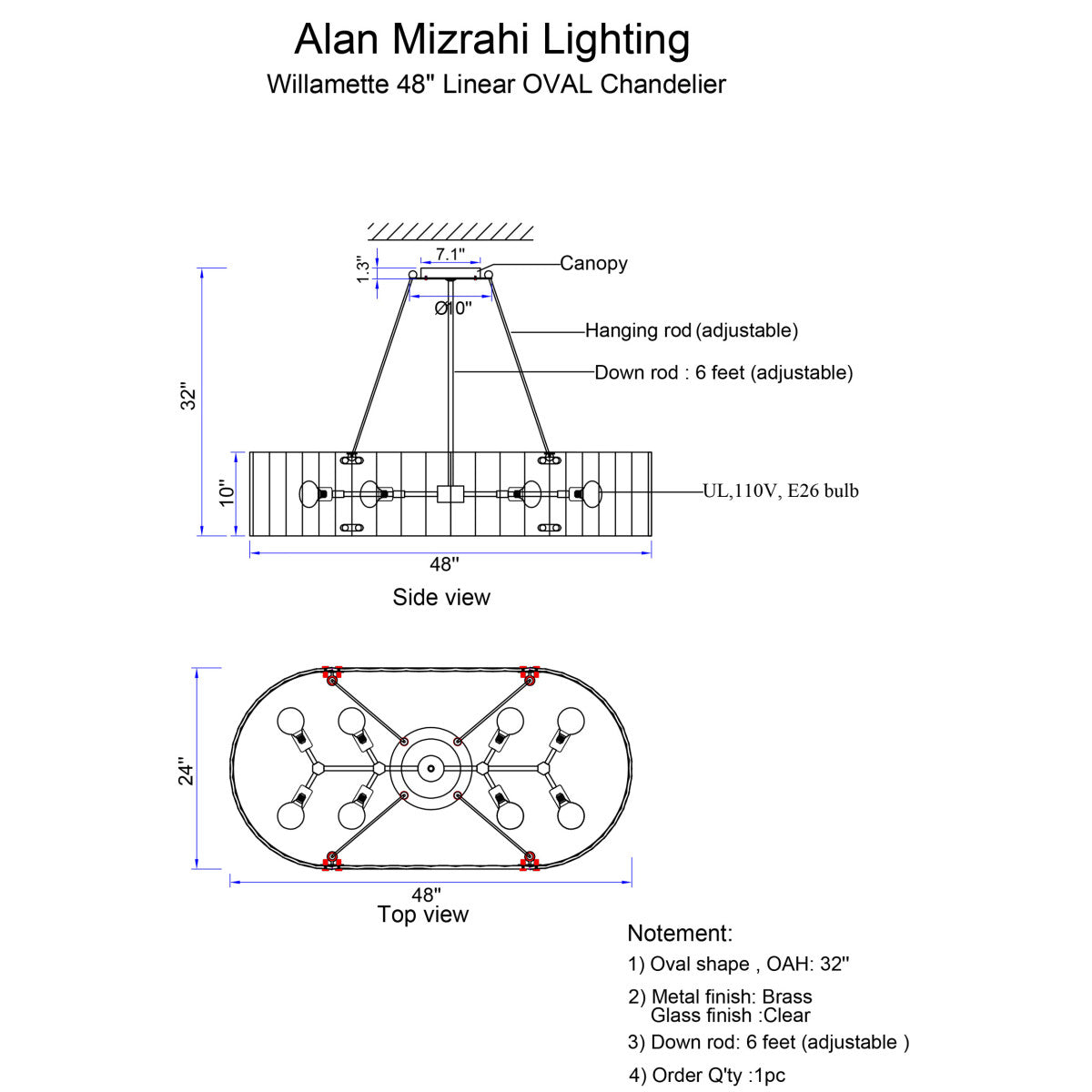IQ8301 Willamette Chandelier