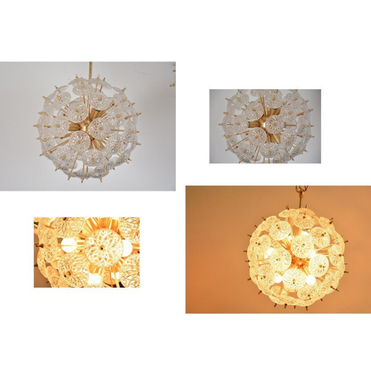 KA1306 Belgian Snowflake Chandelier