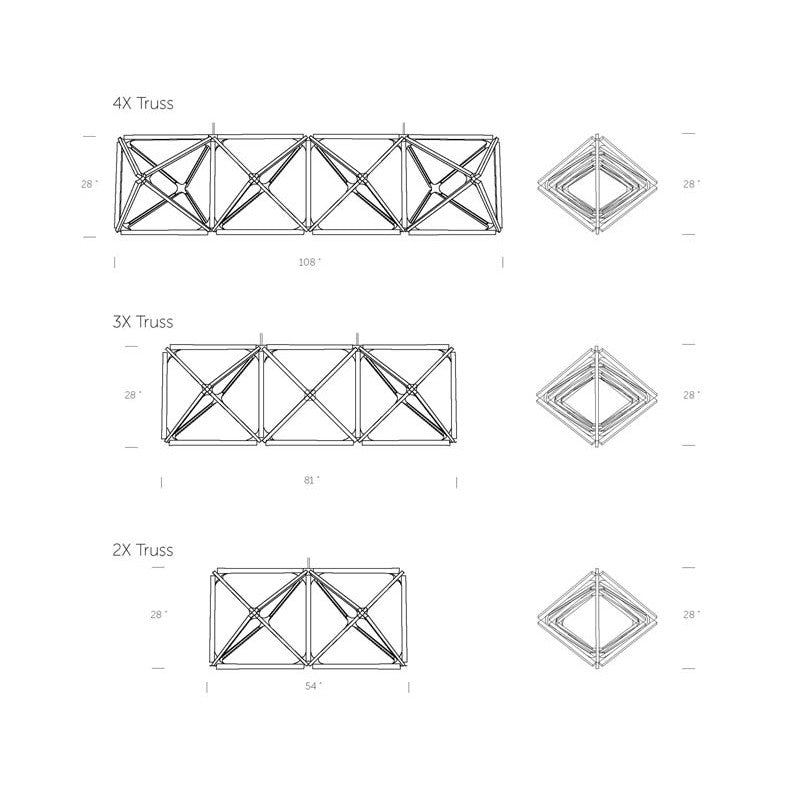 KA1817 4X TRUSS CHANDELIER