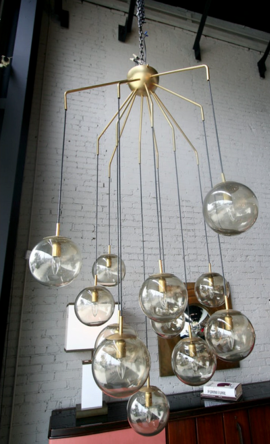 QZ2127 PALERMO MURANO CHANDELIER