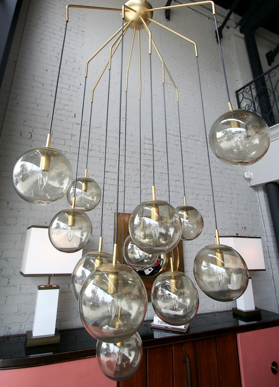 QZ2127 PALERMO MURANO CHANDELIER
