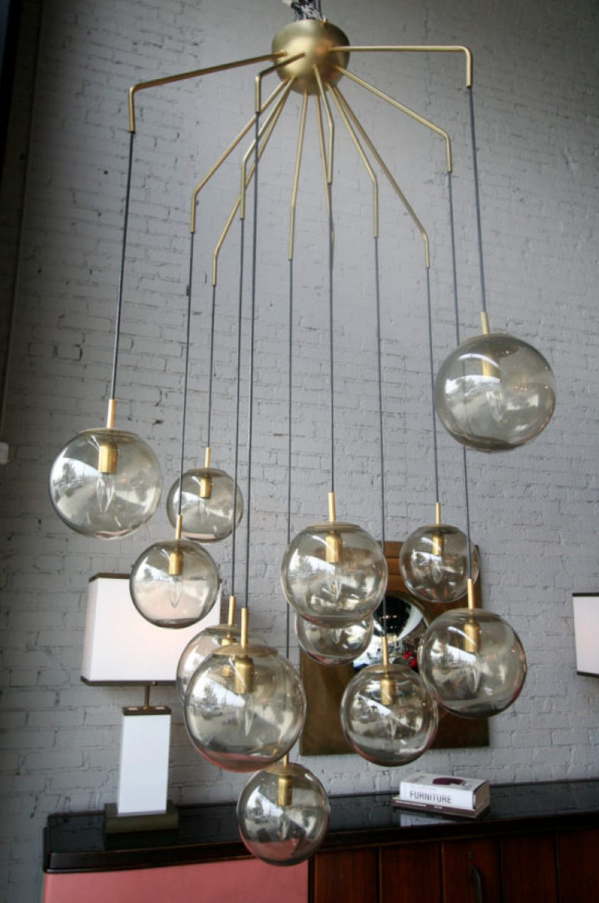 QZ2127 PALERMO MURANO CHANDELIER