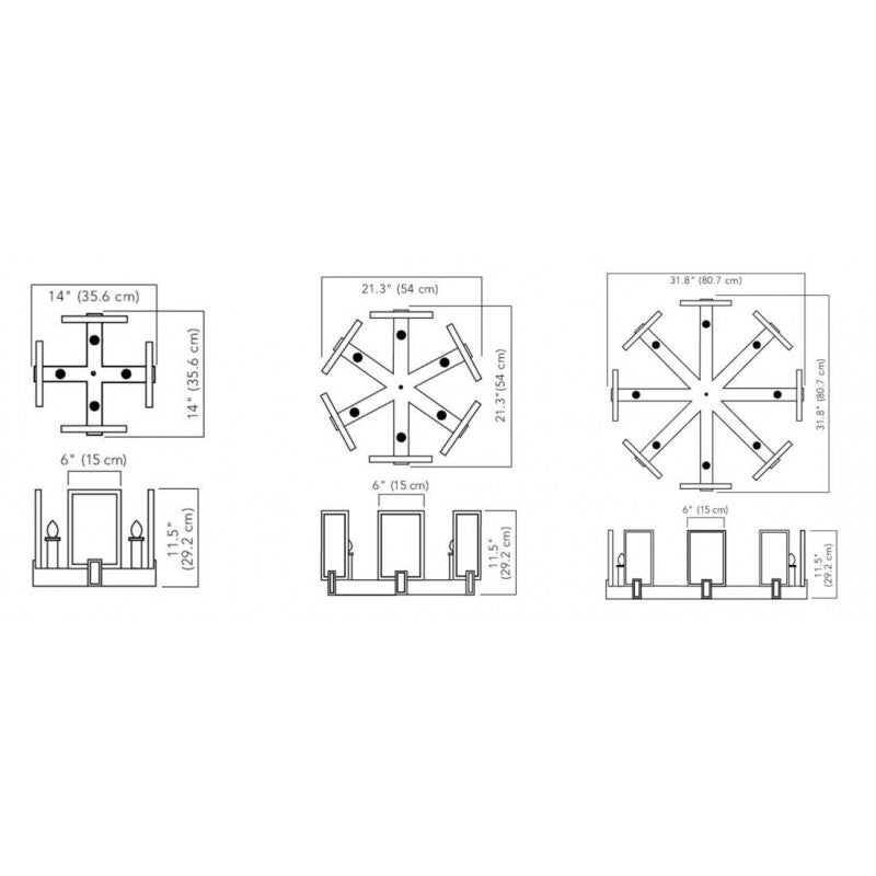 AL0156 ARCHER CHANDELIER