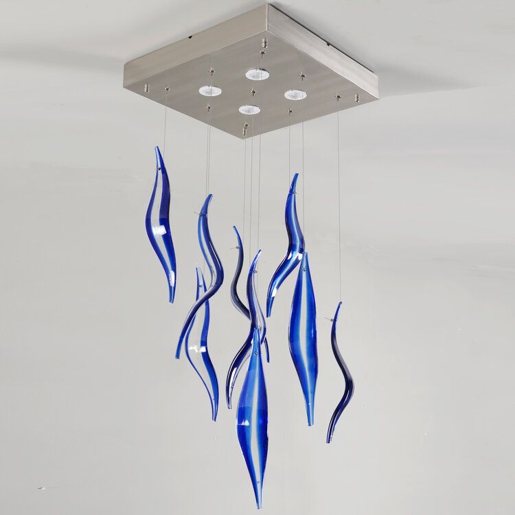 AM2232 VOLARE GLASS CHANDELIER