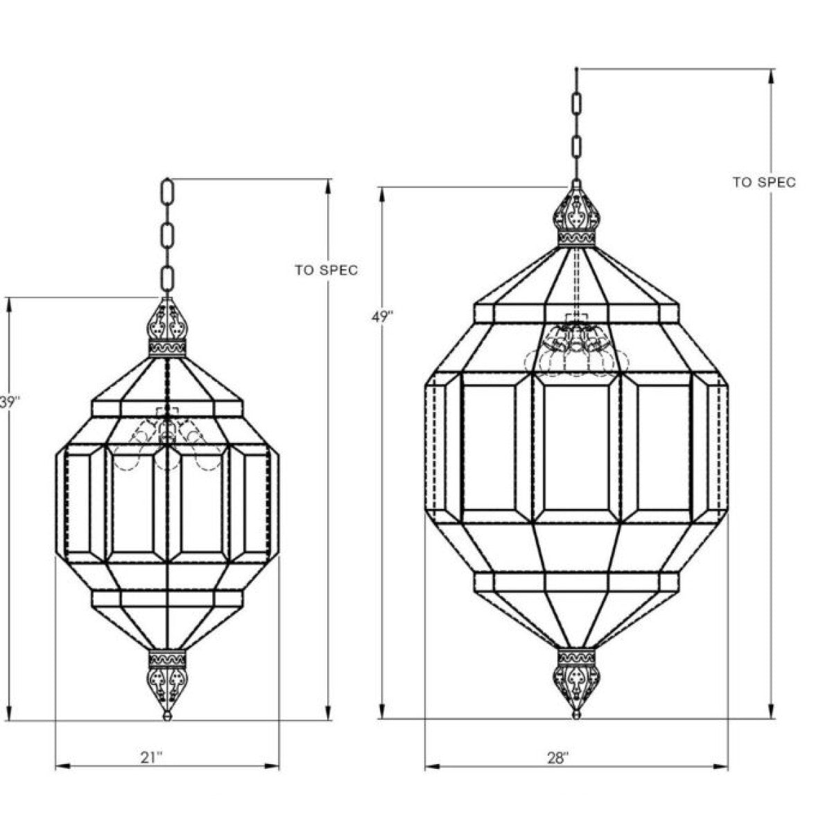 QZ9109 Granada Lanterns Alhambra Ii