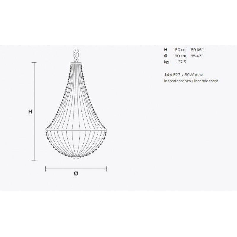 SJ2145 TSAR CHANDELIER