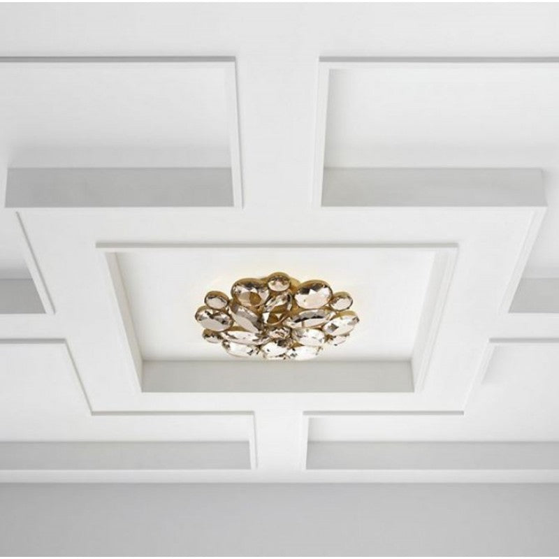 SJ2043 LLOYD CRYSTAL SEMI-FLUSH MOUNT