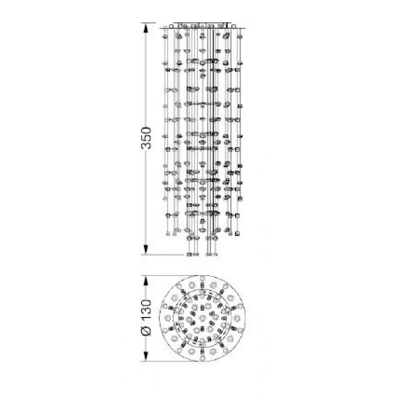 AL0128 LEAF LAMPADARIO