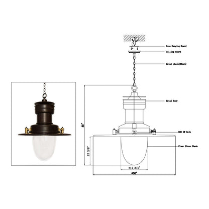 WM536 Station Light Pendant