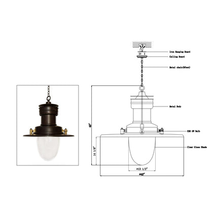 WM536 Station Light Pendant