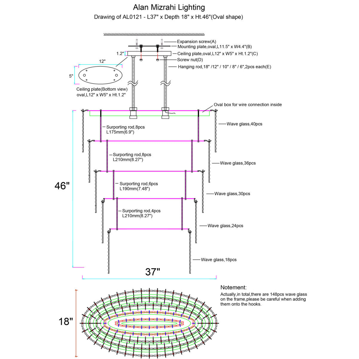 AL0121 Oval Venini