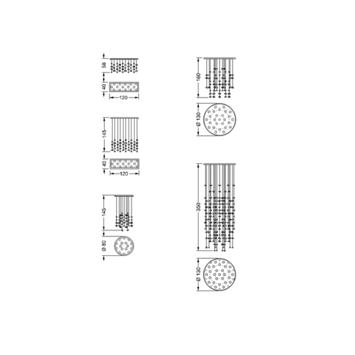 AL0128 Leaf Lampadario