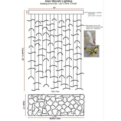 AL0128 Leaf Lampadario