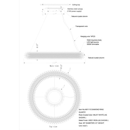 AM1110 Diamond Ring Quartz