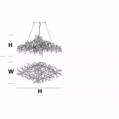 AM1819 Bijout Chandelier