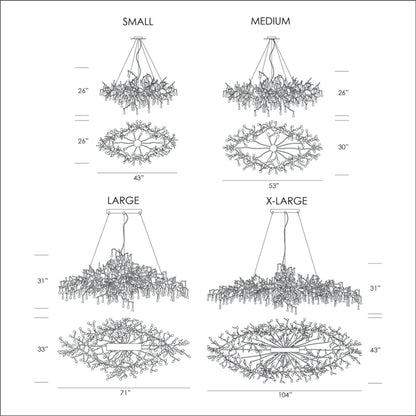 AM1819 Bijout Chandelier
