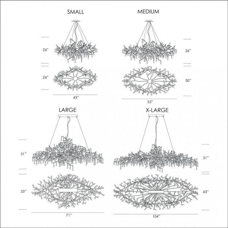 AM1819 BIJOUT CHANDELIER