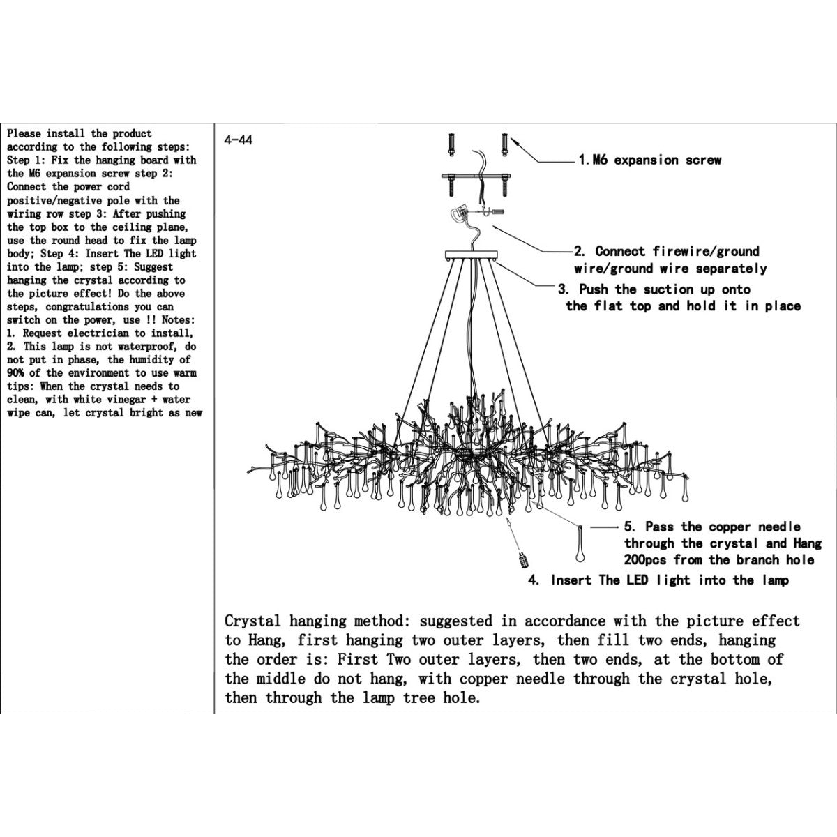 AM1819 Bijout Chandelier