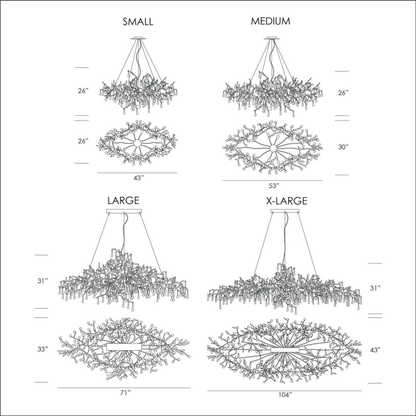 AM1819 Bijout Chandelier
