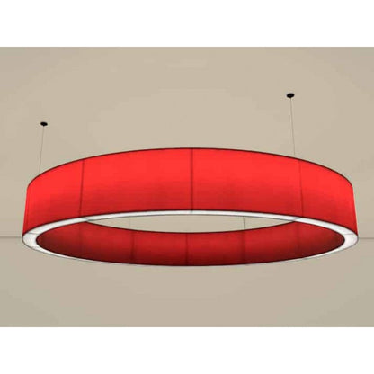 AM1848R MUSE ROUND SHADE FABRIC LAMP