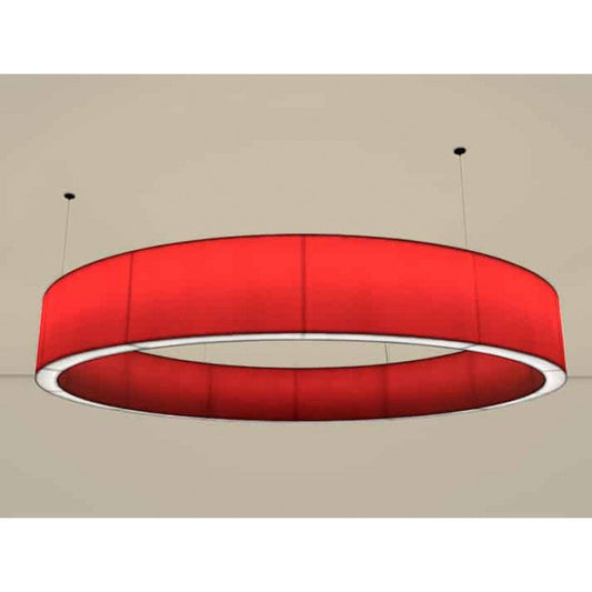 AM1848R MUSE ROUND SHADE FABRIC LAMP