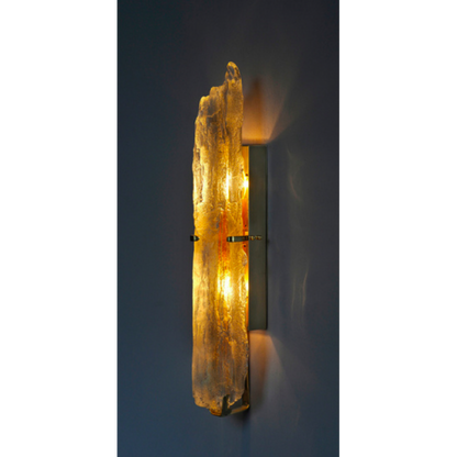 AM2430W GLASS TOTEM SCONCE