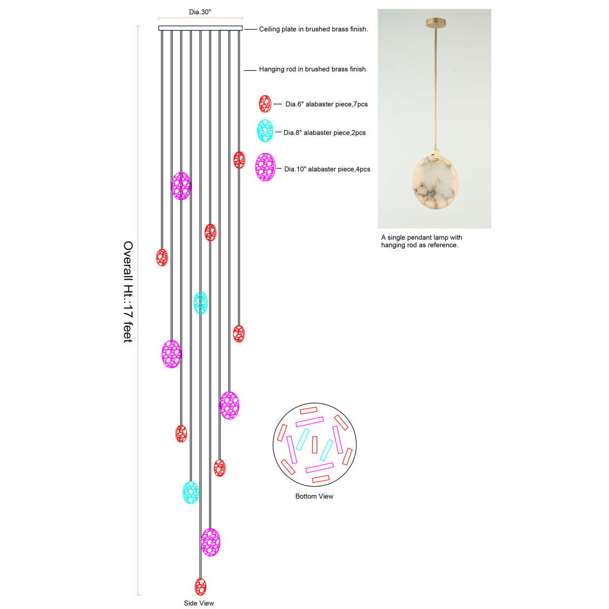 AM70009A Pie Alabaster