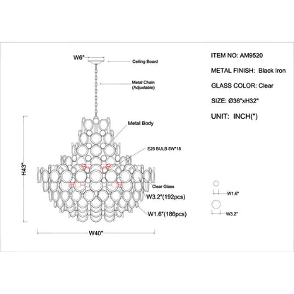 AM9520 Galahad Chandelier