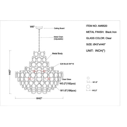 AM9520 Galahad Chandelier
