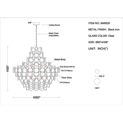 AM9520 Galahad Chandelier