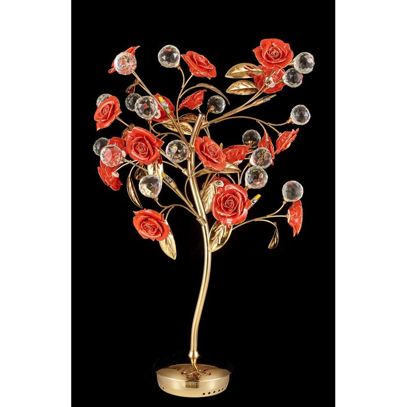 AM9984T ROSES TABLE LAMP