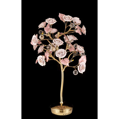 AM9984T ROSES TABLE LAMP