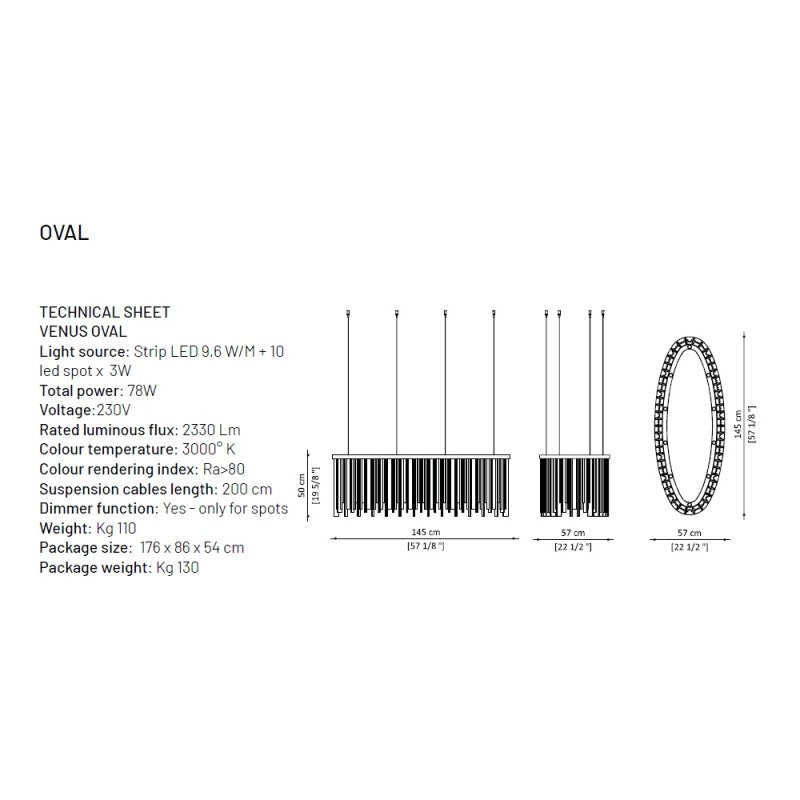 IQ2304 VENUS CHANDELIER