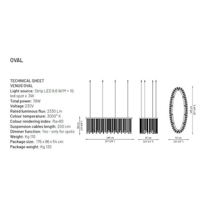IQ2304 VENUS CHANDELIER