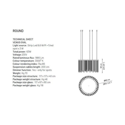 IQ2304 VENUS CHANDELIER