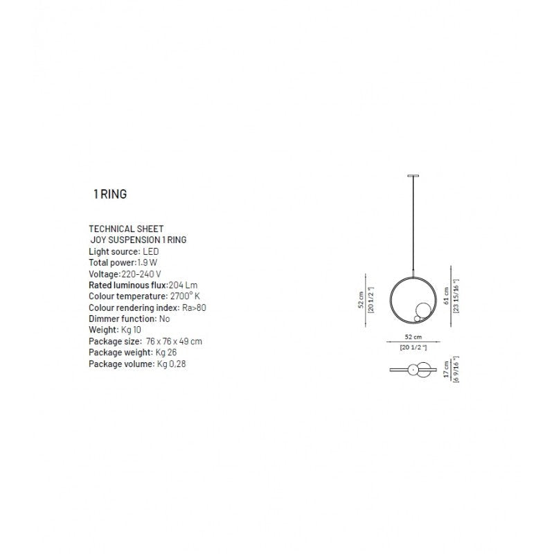 IQ2300 CASTELLI PENDANT