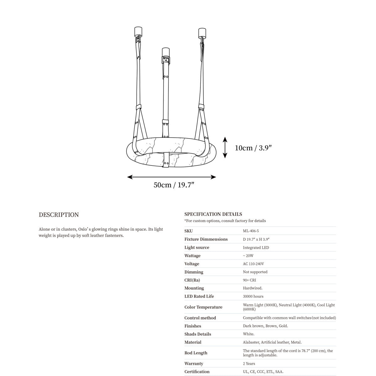 IQ2970 Oslo Light
