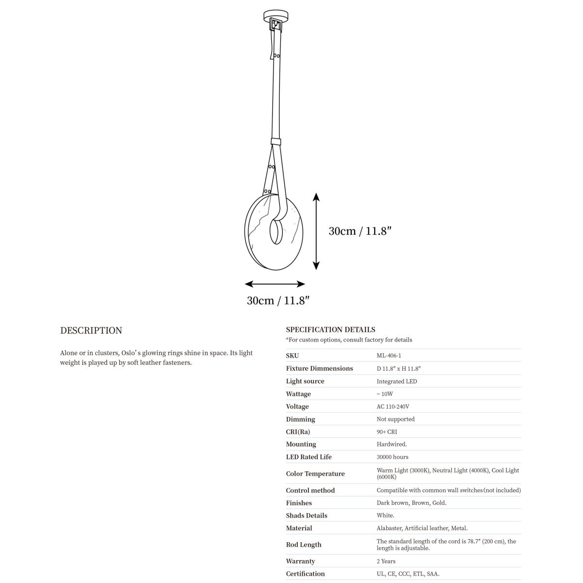 IQ2970 Oslo Light