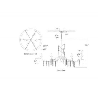 IQ8067 IBERIA CHANDELIER