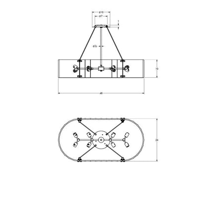 IQ8301 Willamette Chandelier