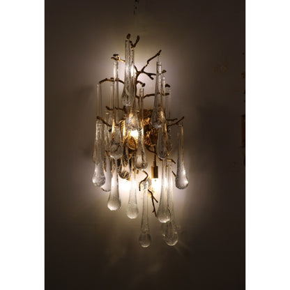 QZ315 Aqua Branch Sconces