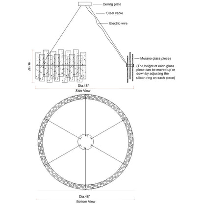 JT110 Coup D'Eclat Chandelier