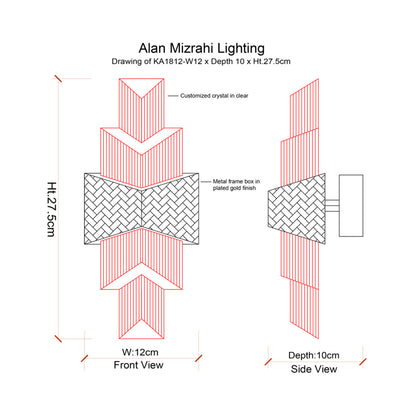 KA1812 Vitreo Wall Sconce