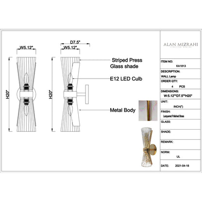 KA1813 Duchess Wall Sconces