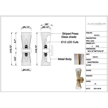 KA1813 Duchess Wall Sconces