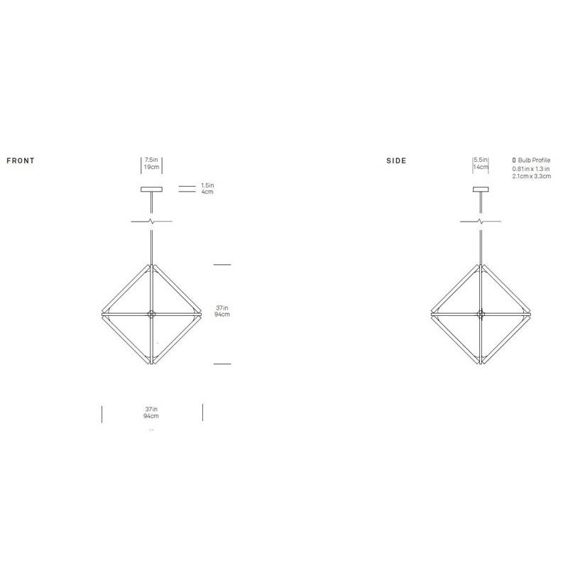 KA1816 DIAMOND CHANDELIER