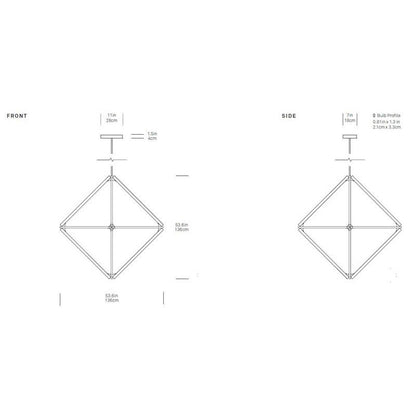 KA1816 DIAMOND CHANDELIER