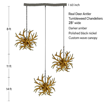 KA1900 Lucite Antlers